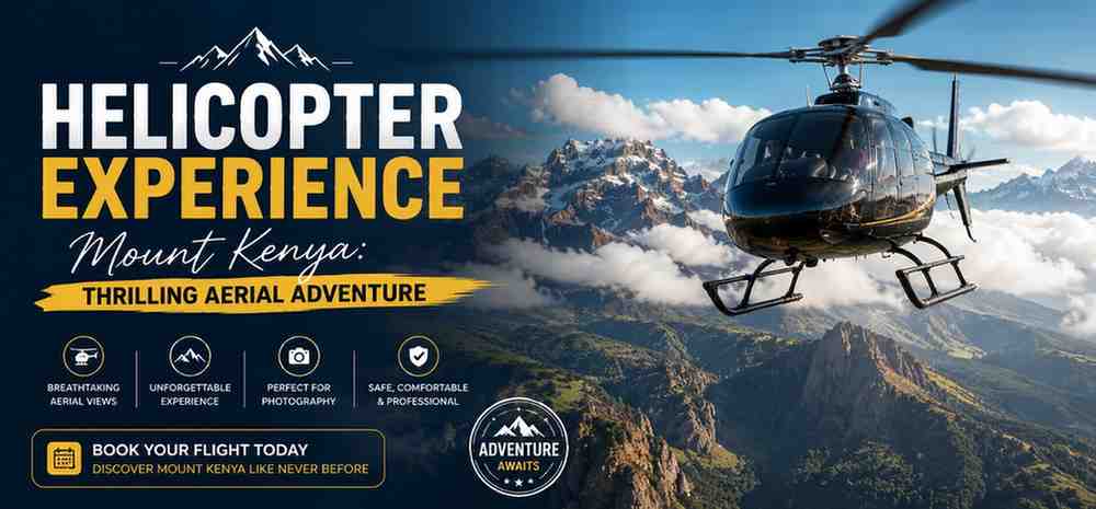 Helicopter Experience Mount Kenya